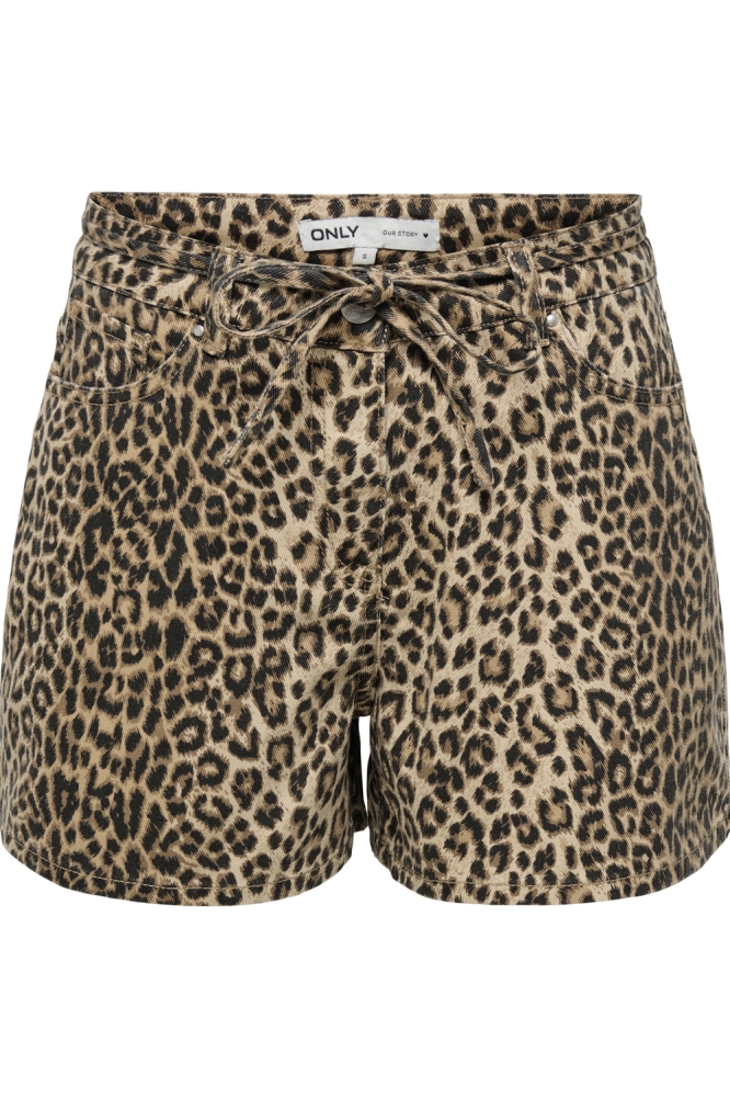 ONLNAOMI STRING AOP SHORTS OTW 15347131 Toasted Coconut/LEO